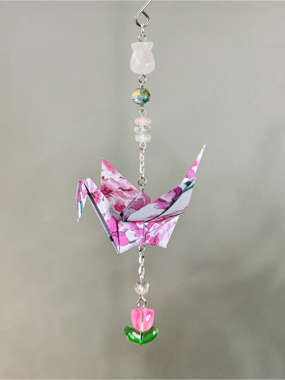 Origami Ornament #2572 - Medium Paper Crane